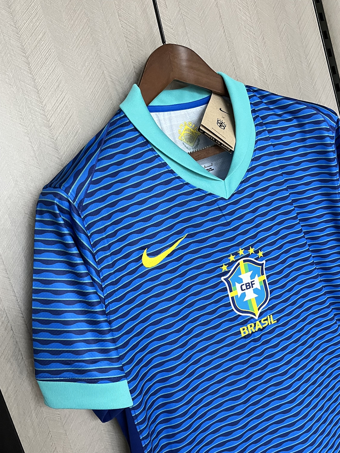 CAMISOLA DA SELEÇÃO DO BRASIL 24/25 AZUL 4