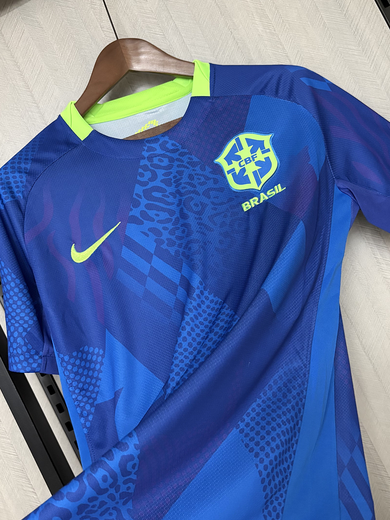 CAMISOLA DA SELEÇÃO DO BRASIL 25/26 AZUL 3