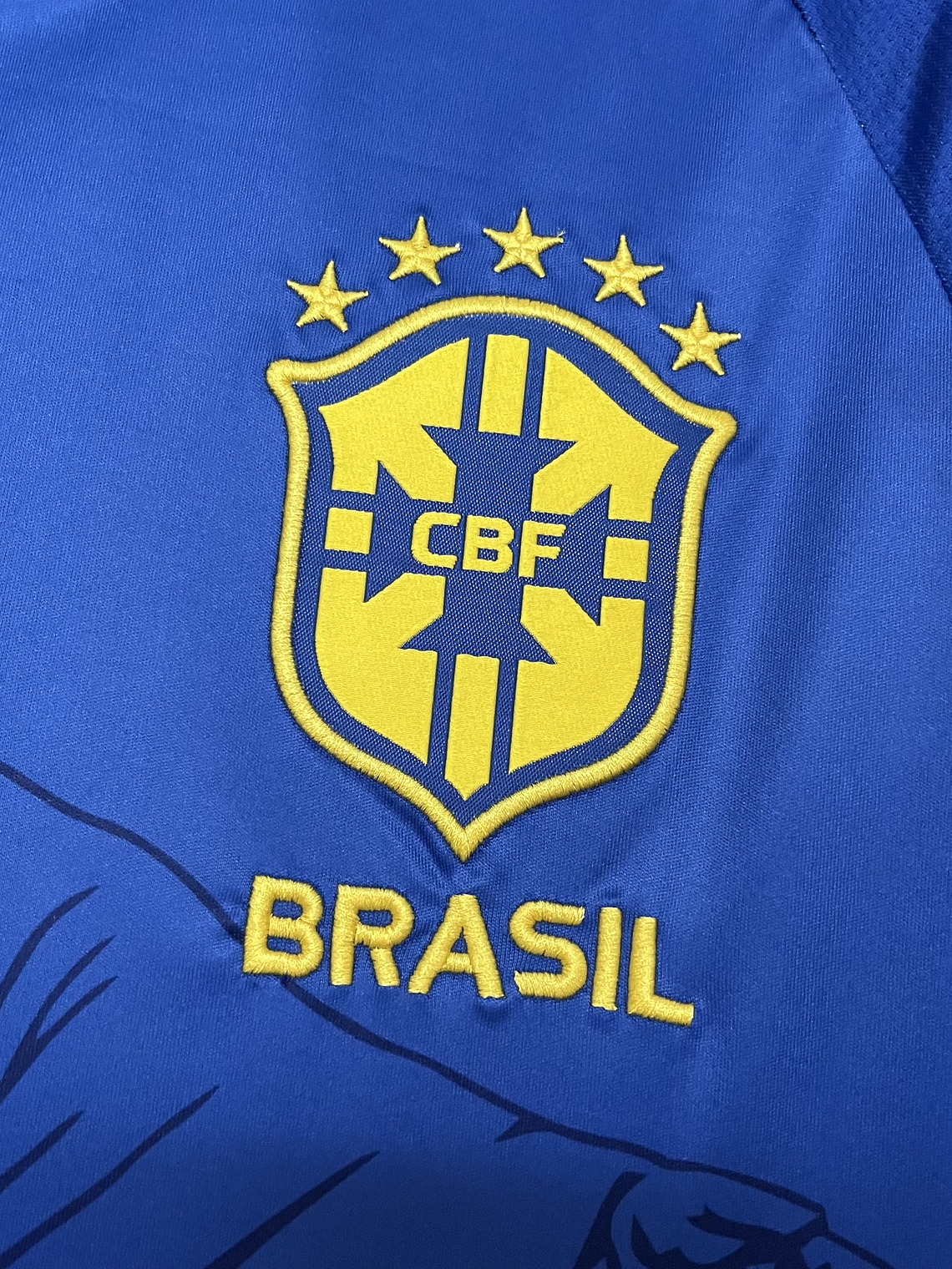 CAMISOLA DA SELEÇÃO DO BRASIL 25/26 - EDIÇÃO ESPECIAL CRISTO REDENTOR AZUL 4