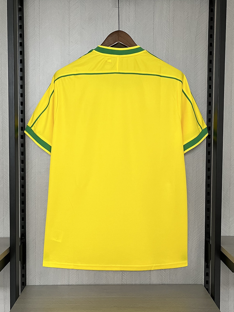 CAMISOLA DA SELEÇÃO DO BRASIL 1998 AMARELA 6