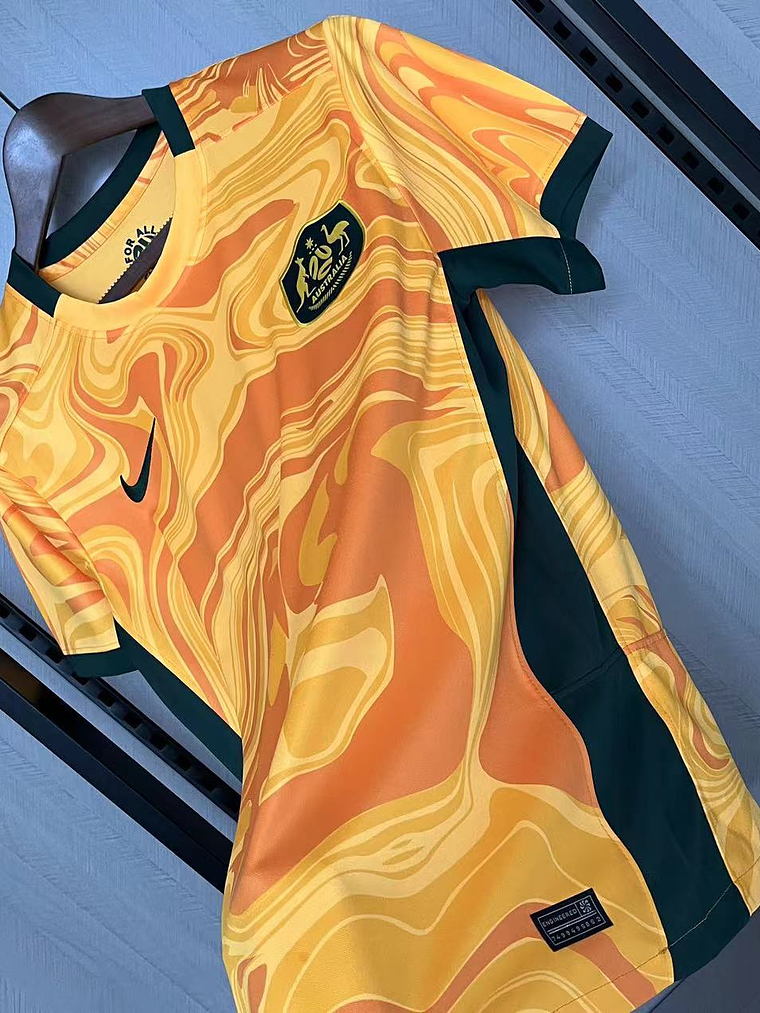 CAMISOLA DA SELEÇÃO DA AUSTRALIA 23/24 - LARANJA 2