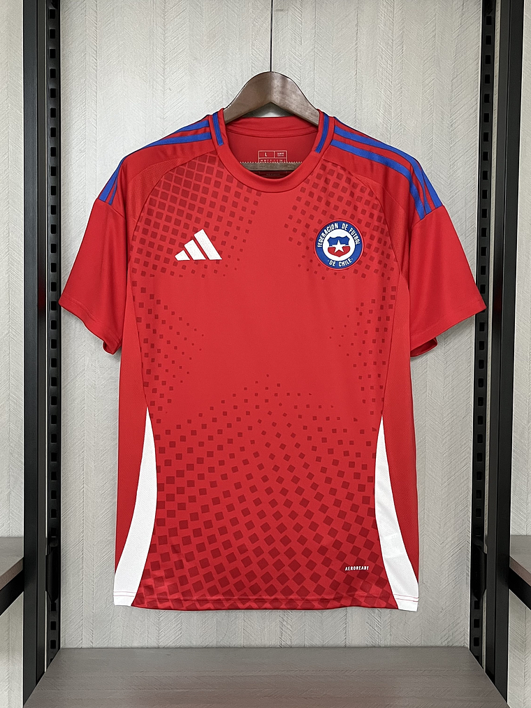 CAMISOLA DA SELEÇÃO DO CHILE 24/25 - VERMELHO 1
