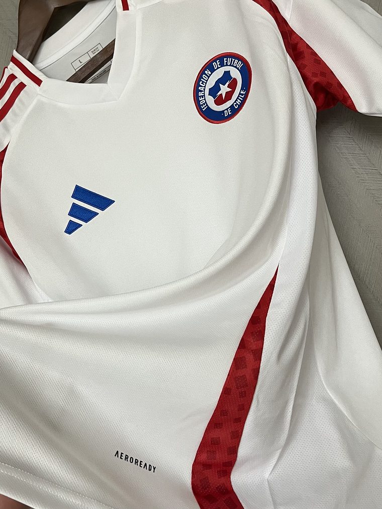 CAMISOLA DA SELEÇÃO DO CHILE 24/25 -BRANCA 4