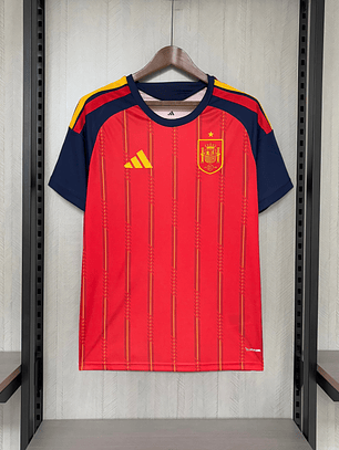 CAMISOLA DA SELEÇÃO DA ESPANHA 26/27 VERMELHO