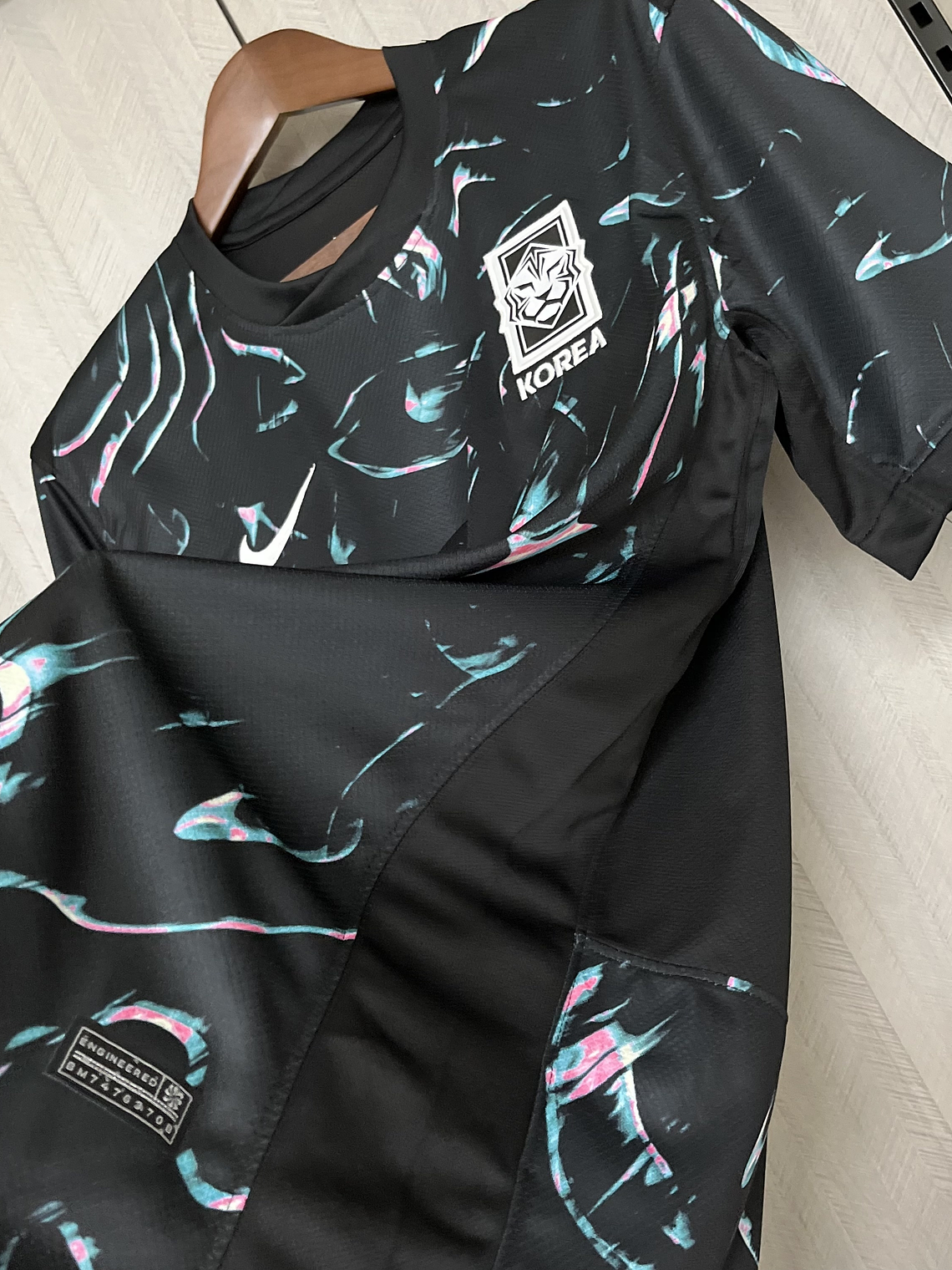 CAMISOLA DA SELEÇÃO DA KOREA 24/25 - PRETA 2