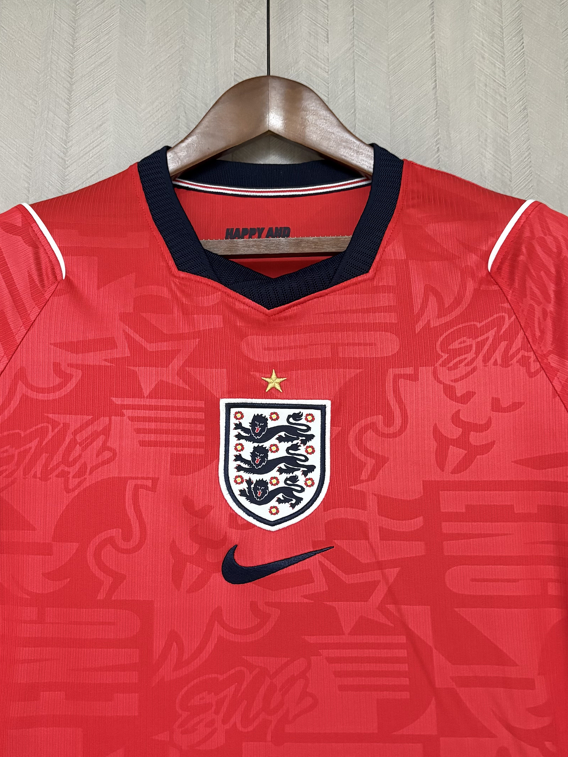 CAMISOLA DA SELEÇÃO DA INGLATERRA 26/27 - VERMELHA 3