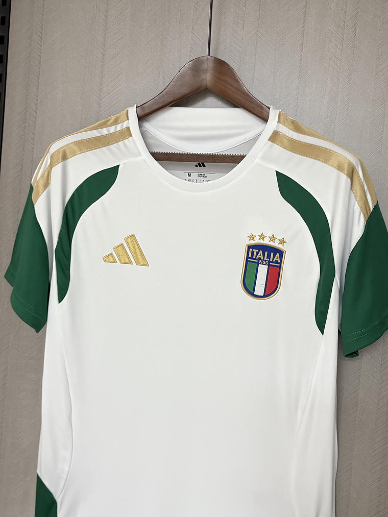 CAMISOLA DA SELEÇÃO DA ITALIA 26/27 BRANCA E VERDE 2