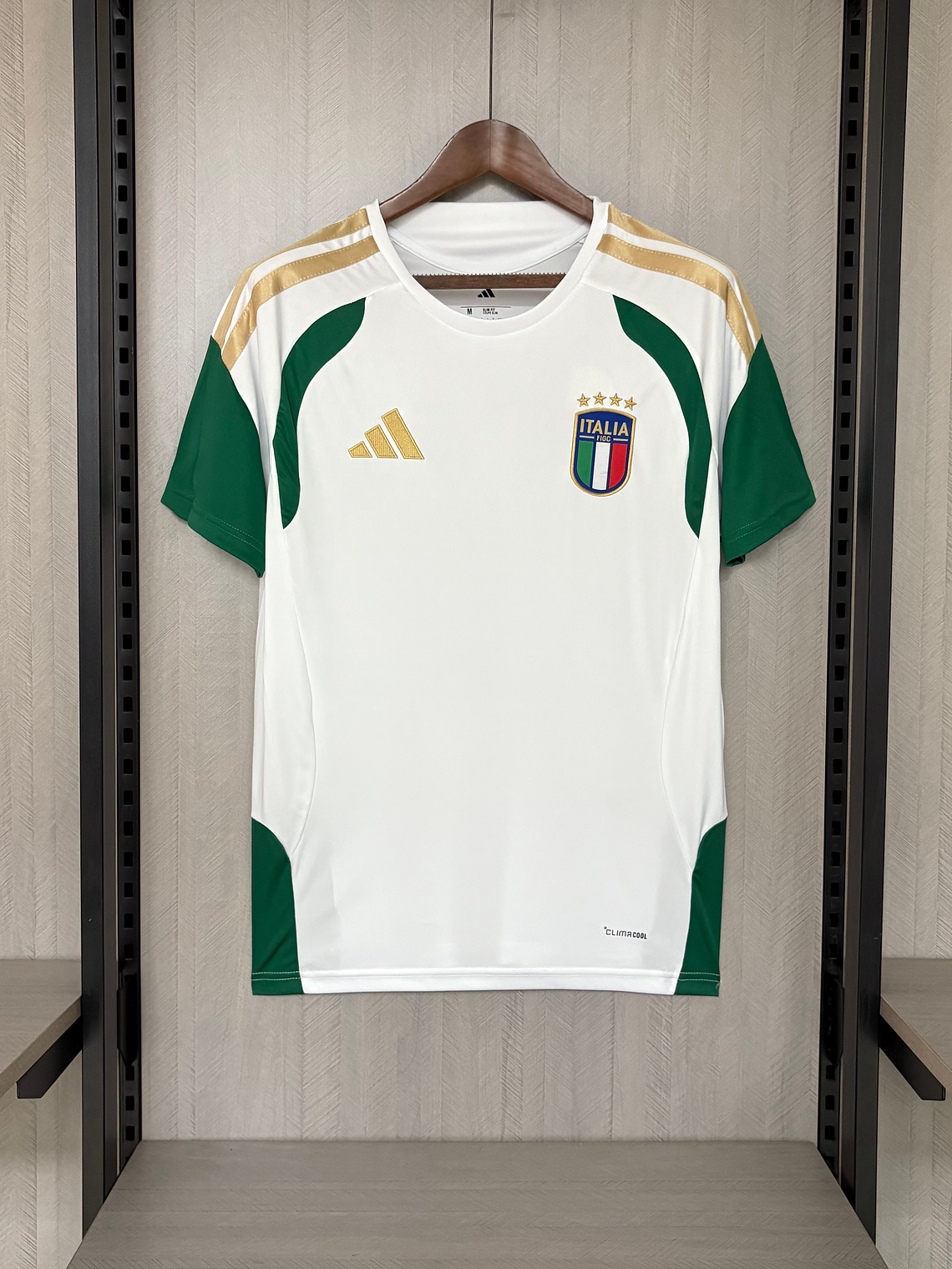 CAMISOLA DA SELEÇÃO DA ITALIA 26/27 BRANCA E VERDE 1