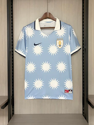 CAMISOLA DA SELEÇÃO DO URUGUAY 2026 - POLO - AZUL