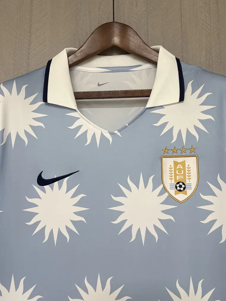CAMISOLA DA SELEÇÃO DO URUGUAY 2026 - POLO - AZUL 3