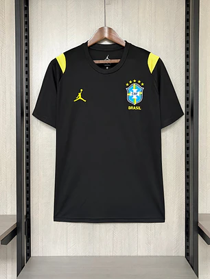 CAMISOLA DA SELEÇÃO DO BRASIL - TREINO - 2026 PRETO