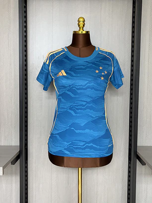 CAMISA FEMININA DO CRUZEIRO 25/26 AZUL