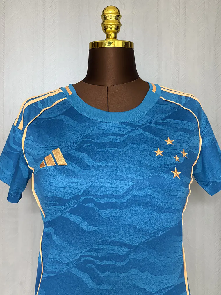 CAMISA FEMININA DO CRUZEIRO 25/26 AZUL 3