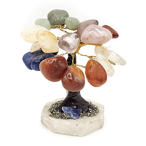 Arbol de Vida Decorativo Piedras 7 Chakras Equilibrio Energías