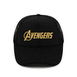 Gorra Negra Avengers Iconic