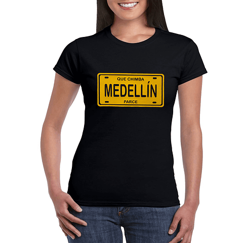 Camiseta Medellín Parce para Dama