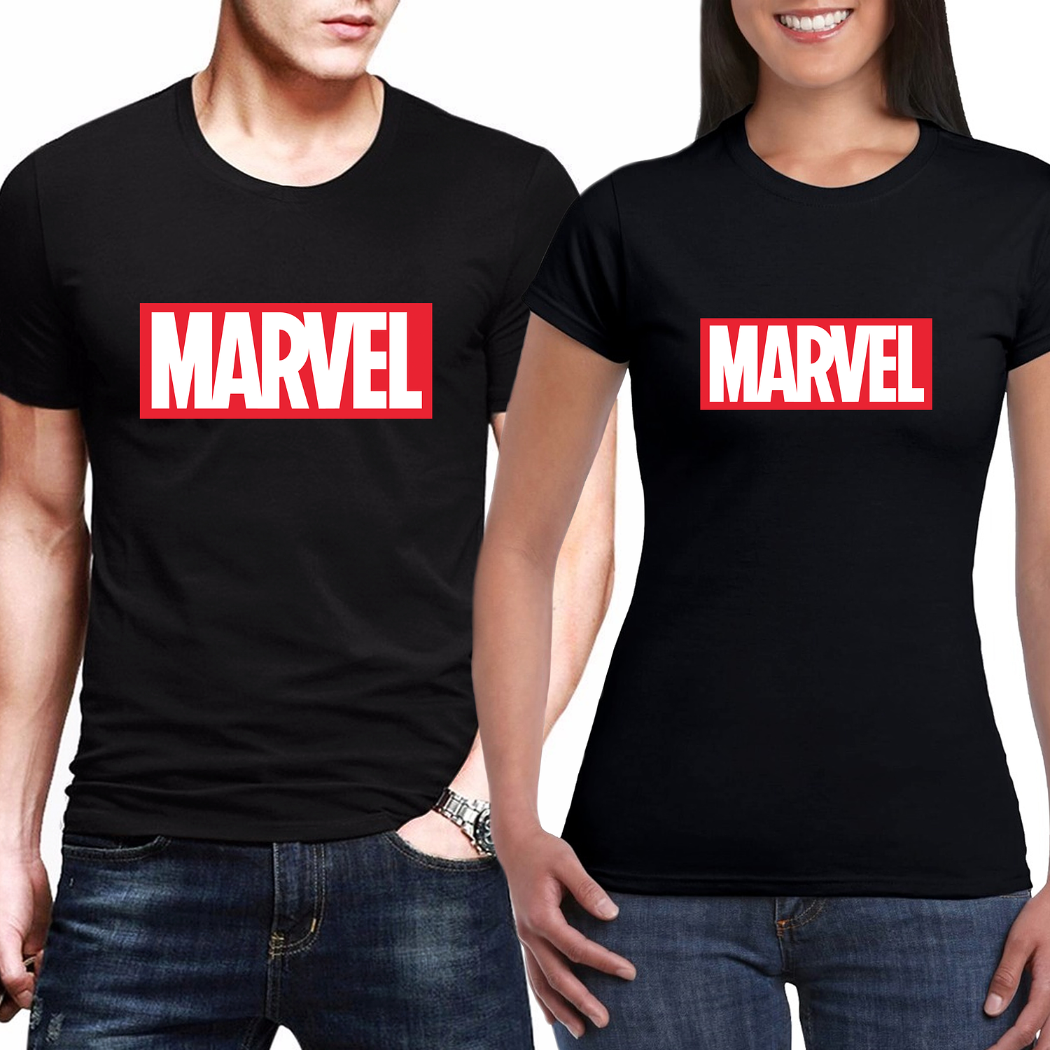 Par de Camisetas MARVEL para Pareja