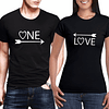 Par de Camisetas One Love para Pareja