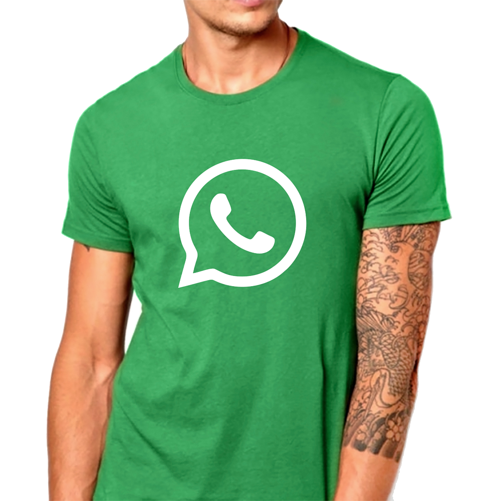 Camiseta WhatsApp para Caballero