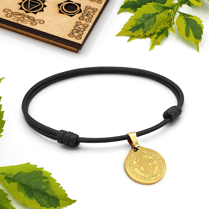 Pulsera Protección San Benito Abad Acero 2