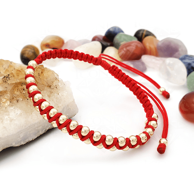 Pulsera Tejida con Oro Laminado 18k 4