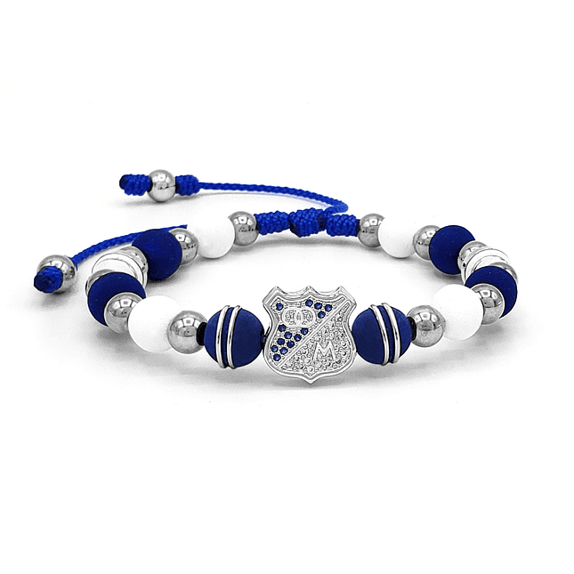 Pulsera Millonarios Acero Colección Fútbol  1