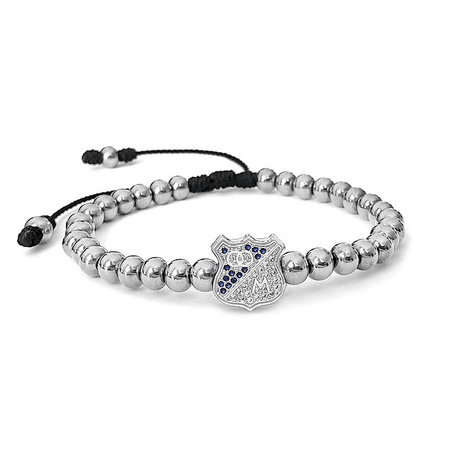 Pulsera Millonarios Acero Colección Fútbol  2