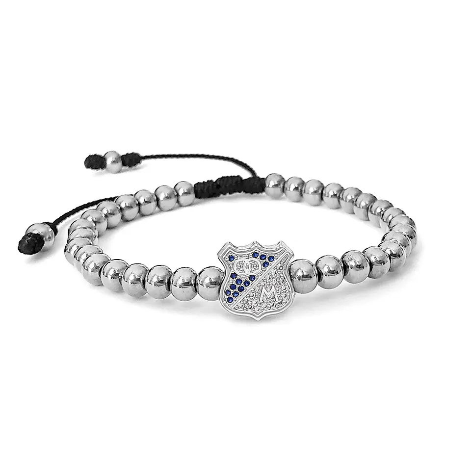Pulsera Millonarios Acero Colección Fútbol  2
