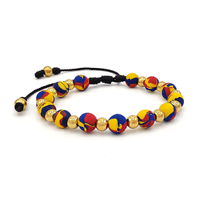 Pulsera con Neopreno Tricolor Colombia y Acero