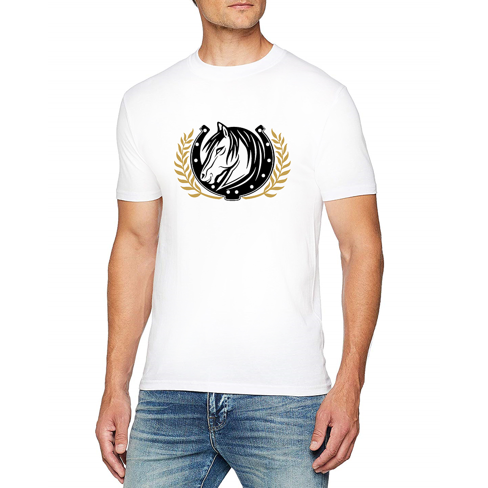 Camiseta Caballo Herradura para Caballero