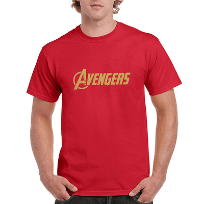 Camiseta Avengers para Caballero - ROJO