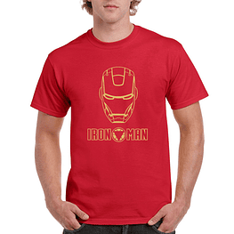 Camiseta para Caballero Iron Man - ROJO