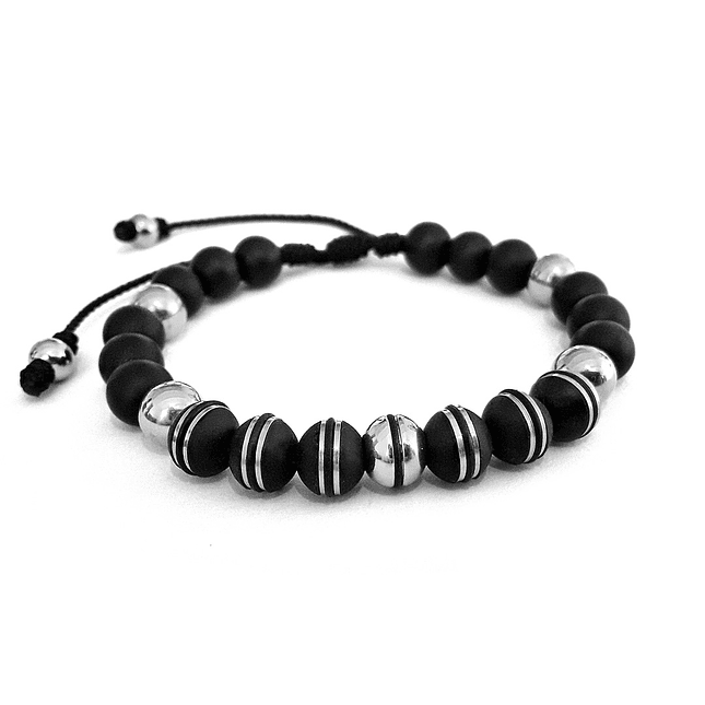 Pulsera con Neopreno y Acero 5