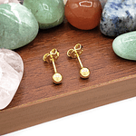 Topos Aretes Balin Oro Laminado 18k