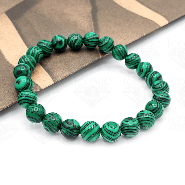 Pulsera Piedra Malaquita 8mm 2