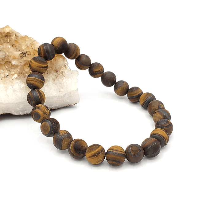 Pulsera Piedra Ojo de Tigre 8mm 2