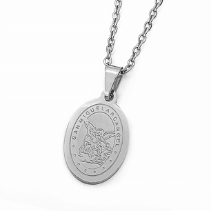 Cadena San Miguel Arcángel Acero 