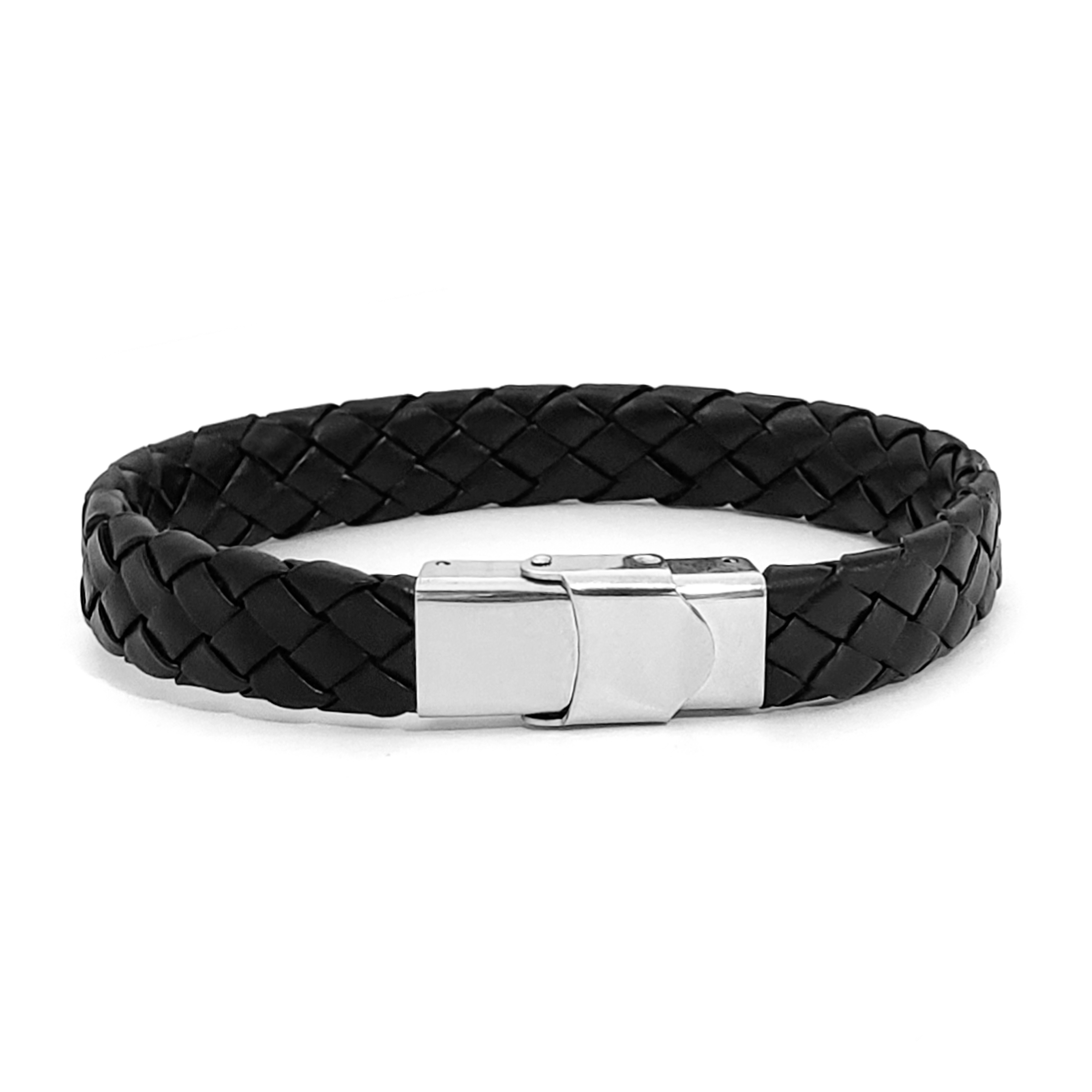 COOLSTEELANDBEYOND Estilo Gótico Para Hombre Y Mujer, Pulsera De Cuero Genuino Marrón, Cuero, No Aplica