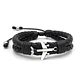 Pulsera Cuero Trenzado con Dije de Avión - Miniatura 1