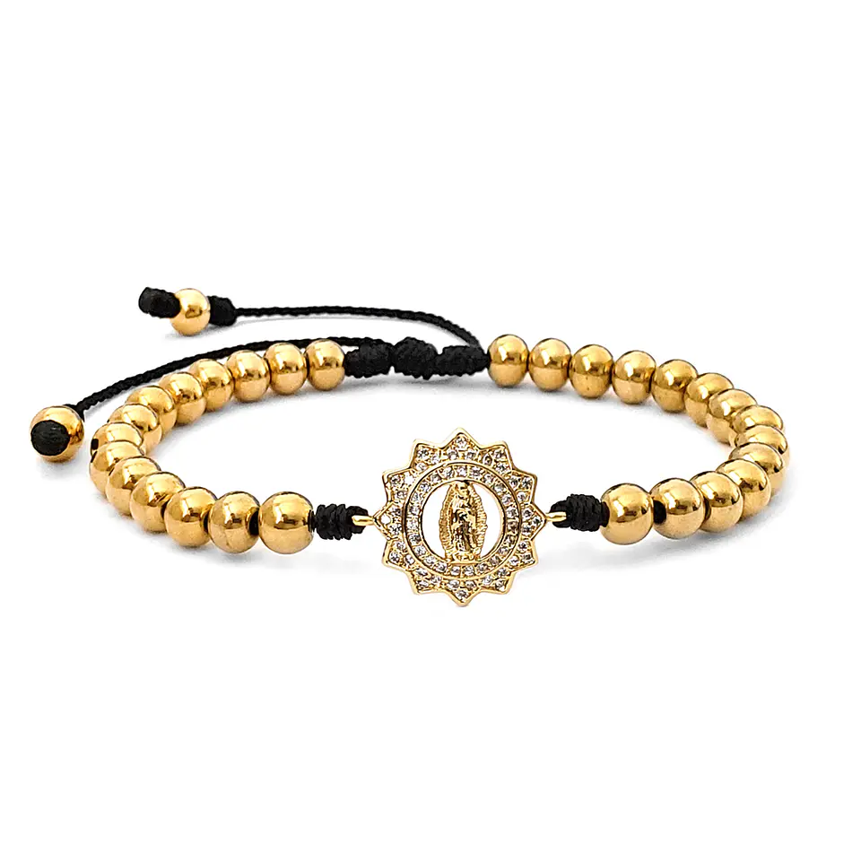 Pulsera Virgen Guadalupe Acero 1