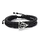 Pulsera Reliquias de la Muerte Cuero Trenzado - Miniatura 1