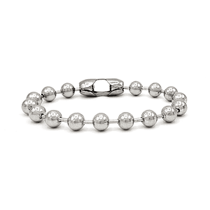 Pulsera de Cadena Militar Acero