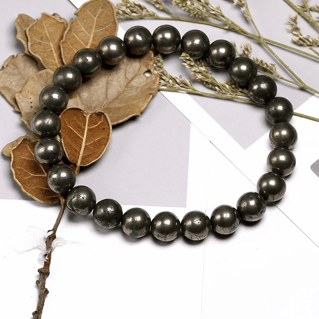 Pulsera con Piedra Pirita Natural Abundancia 4
