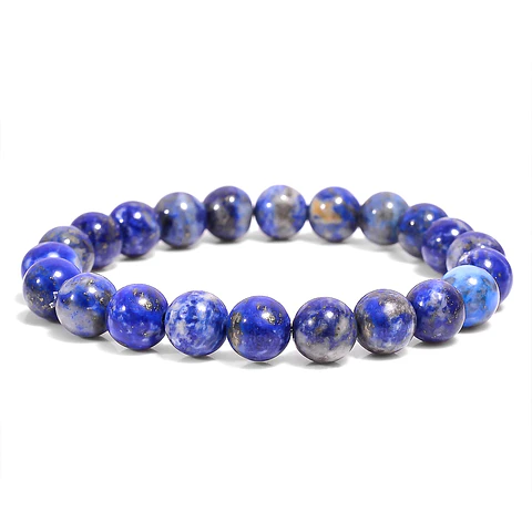 Pulsera con Piedra Lapislázuli 8mm
