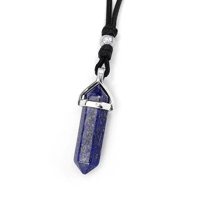 Collar Pendulo Piedra Lapislázuli 1