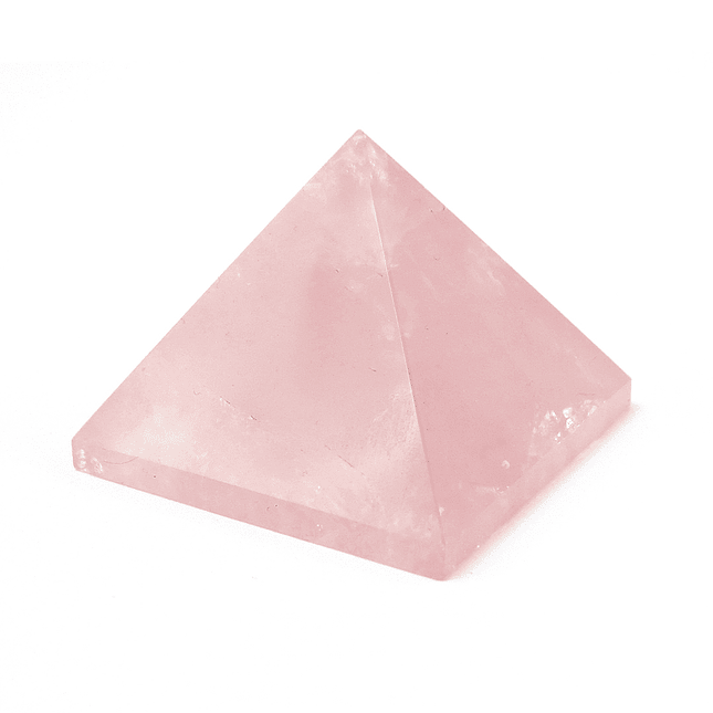 Pirámide de Piedra Cuarzo Rosado 1