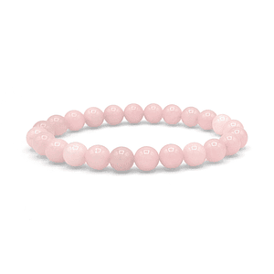 Pulsera Piedra Cuarzo Rosado 8mm