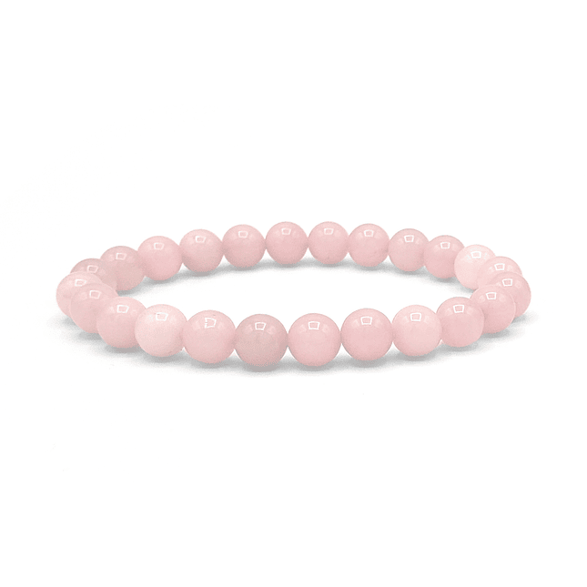 Pulsera Piedra Cuarzo Rosado 8mm 1