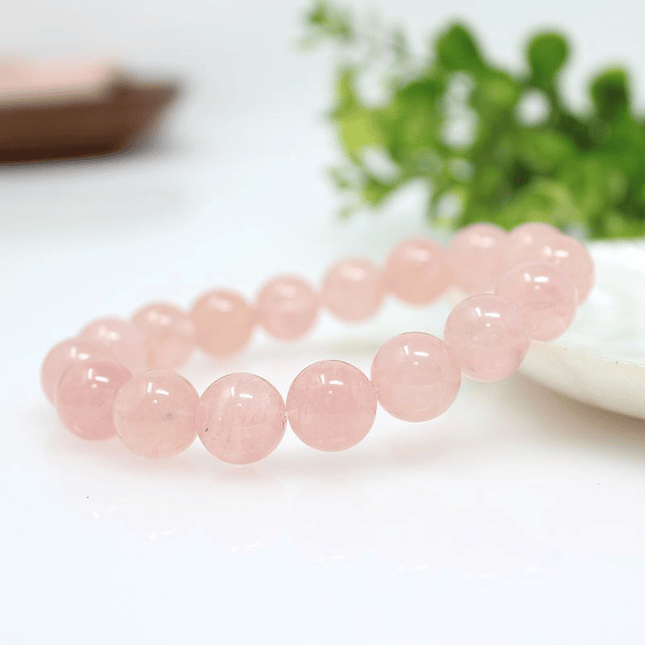 Pulsera Piedra Cuarzo Rosado 8mm 3