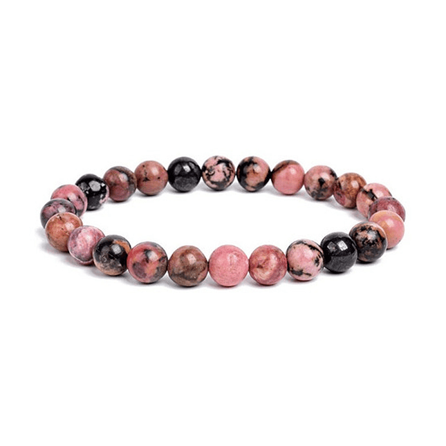 Pulsera Piedra Rodonita Natural 8mm 1